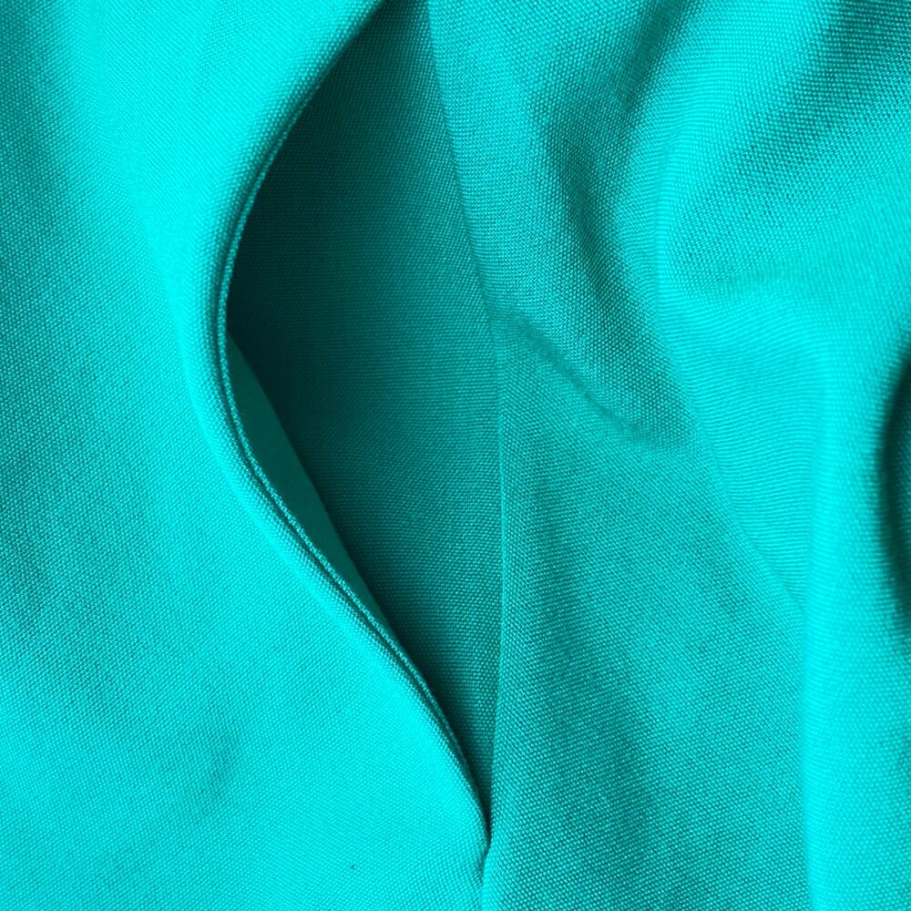 Emerald Green Midi Shirt Dress | Old Money Preppy Country Club Quiet Luxury - Picture 9 of 9
